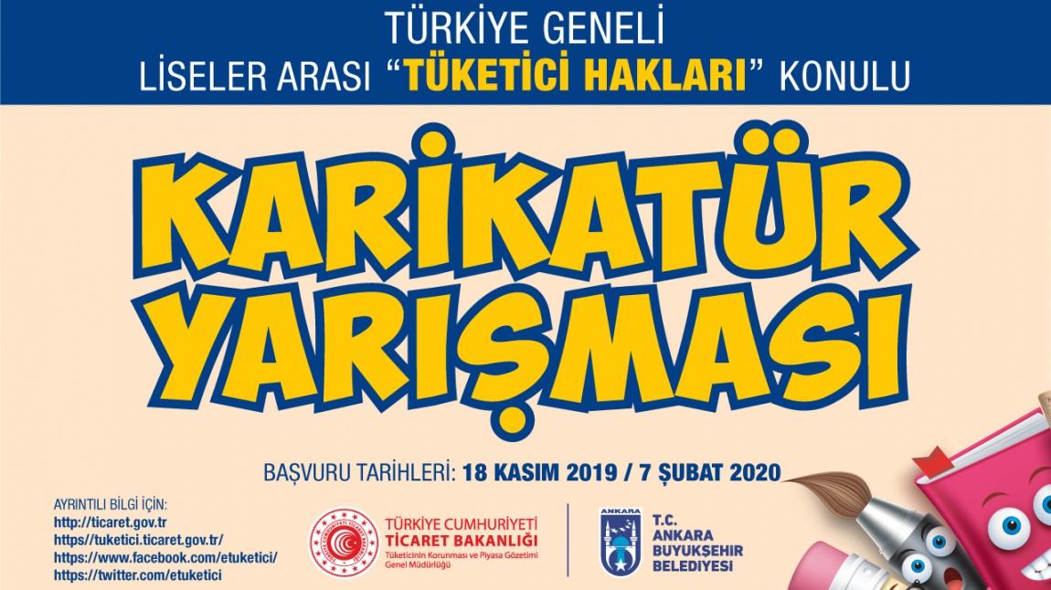 Türkiye Geneli Liselerarası TÜKETİCİ HAKLARI Konulu Karikatür Yarışması